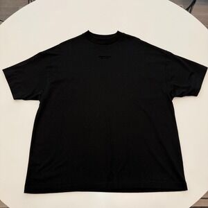 Essentials‎ Fear Of God T-Shirt Cotton OVERSIZE Size S Jet Black
